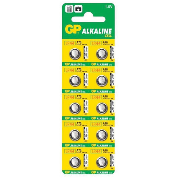 Батарейка GP Alkaline G01 164FRA-2C10 (364,LR621,LR60) часовая BL10 (10/250/5000)