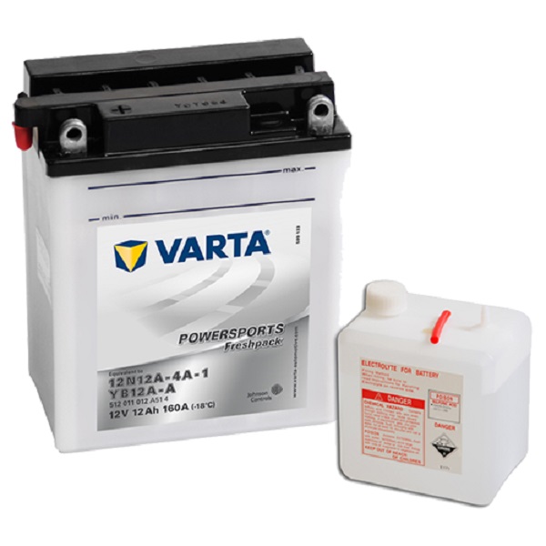 Мото аккумулятор VARTA POWERSPORTS Freshpack 12Ач пуск.ток 160А п.п. YB12AL-A2 (YB12AL-A) (140482)