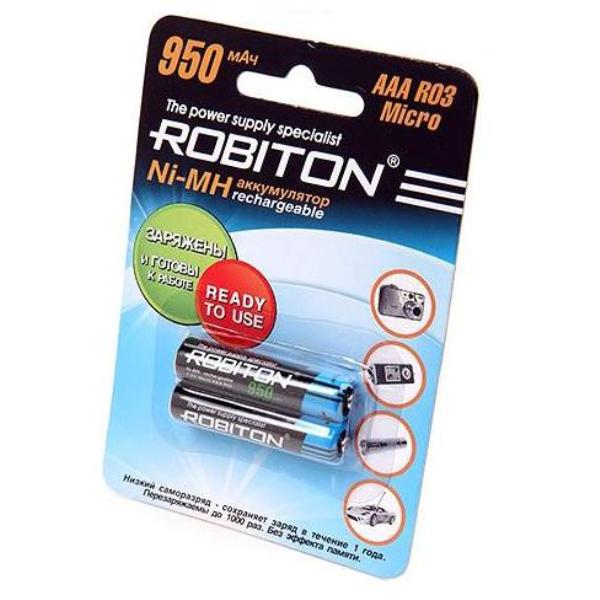 Аккумулятор ROBITON RTU950MHAAA-2 950мАч 1.2В BL2