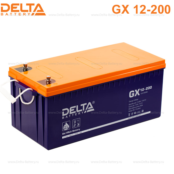 Аккумуляторная батарея DELTA GX 12-200 12В 200Ач 