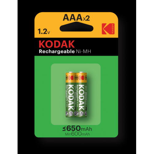 Аккумулятор KODAK HR03-2BL 650mАh NiMH (Б09359) (2/20/240)