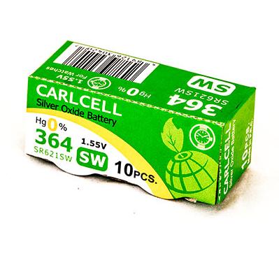Батарейка Carlcell 364 SR621SW часовая (G1)