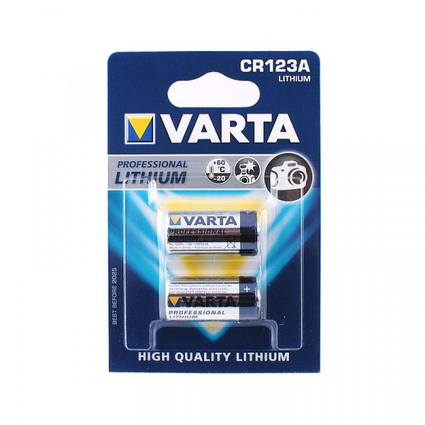 Батарейка VARTA Professional Lithium CR123А  3В с лепестками