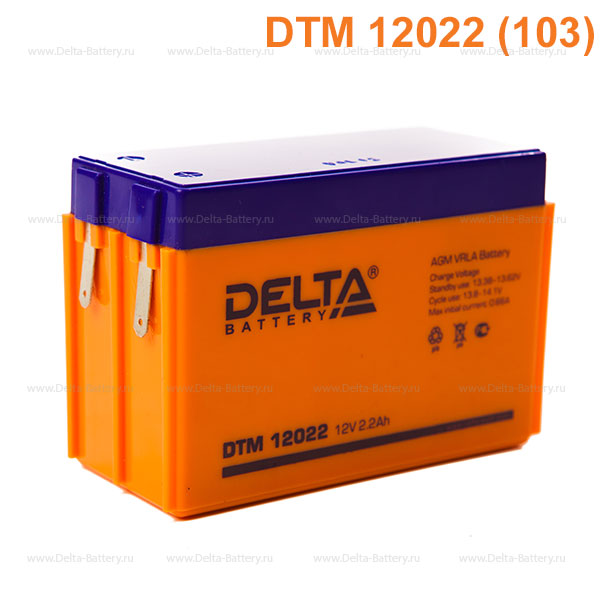 Аккумуляторная батарея DELTA DTM 12022(103) 12В 2,2Ач