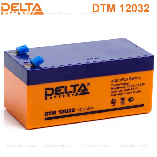Аккумуляторная батарея DELTA DTM 12032 12В 3,2Ач