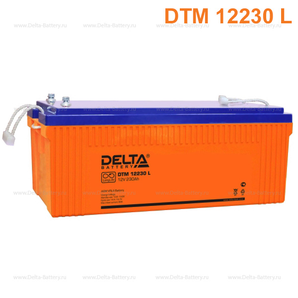 Аккумуляторная батарея DELTA DTM12230 L 12В 230Ач