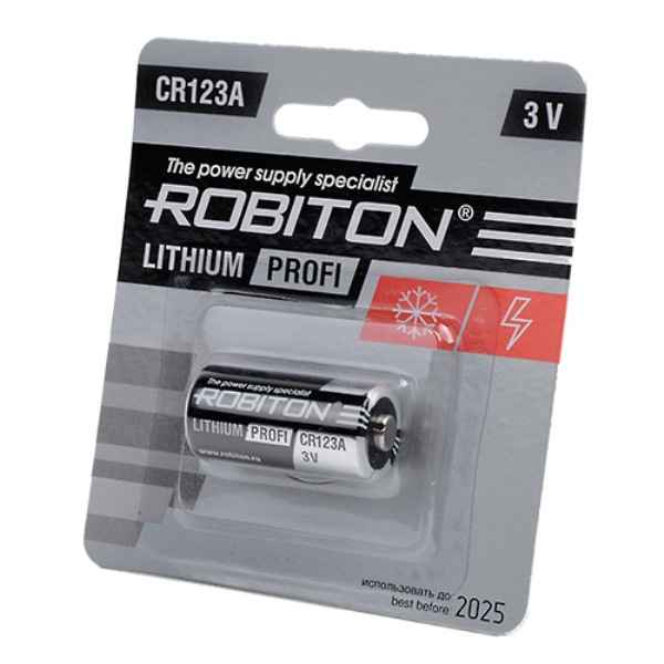 Батарейка  ROBITON  Profi R-CR123A-BL1