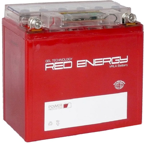 Мотоциклетный аккумулятор RE 12-07 Red Energy  