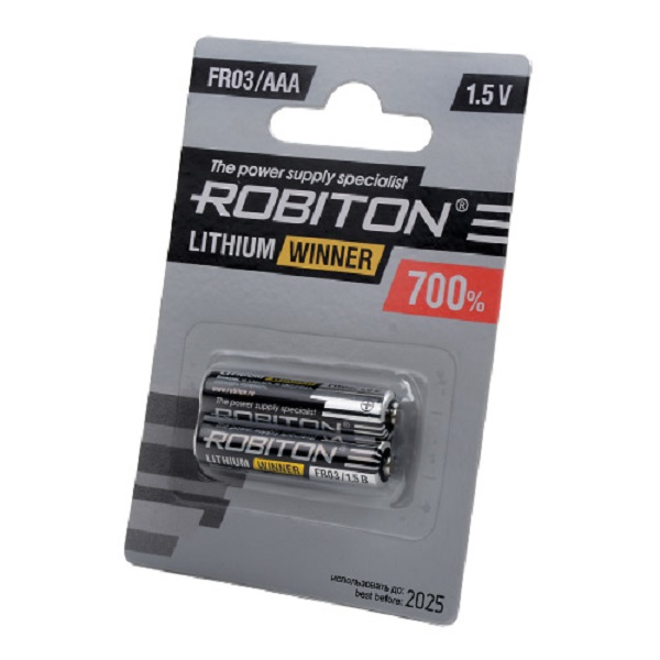 Батарейка  ROBITON WINNER R-FR03-BL2 FR03 BL2 (Литий)