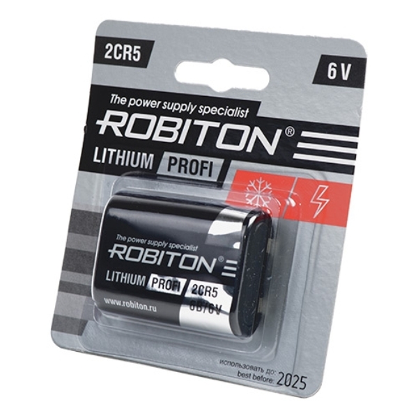 Батарейка  ROBITON  Profi R-2CR5-BL1