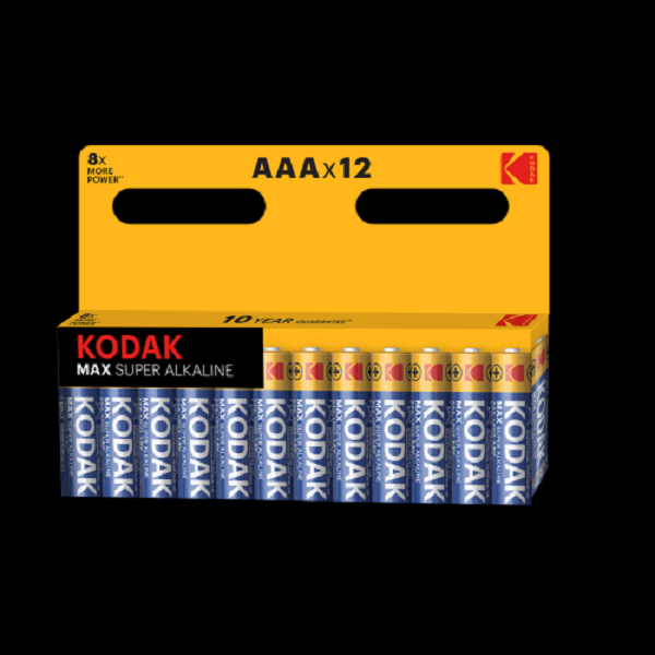 Батарейка KODAK MAX SUPER Alkaline LR03 BL12 (Б0008960) (12/120/720)