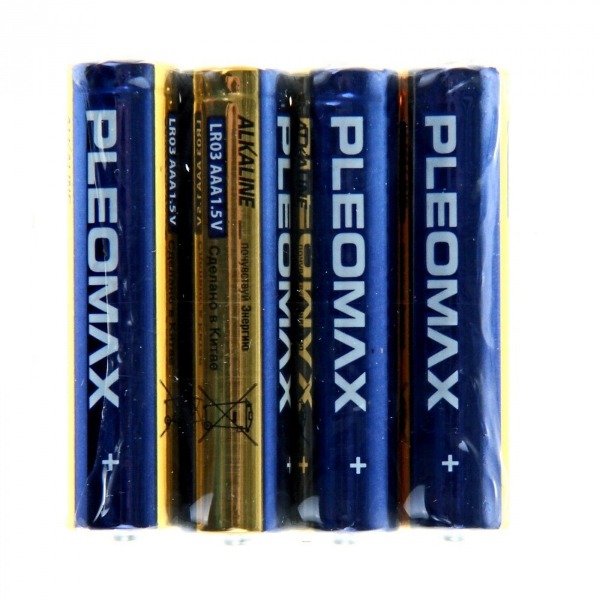 Батарейка Pleomax LR03 SH4 (Б2724) (4/48/960)