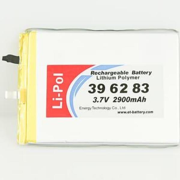 Элемент литий-полимерный ET LP396283 Li-Pol, 3.7V, 2900mAh