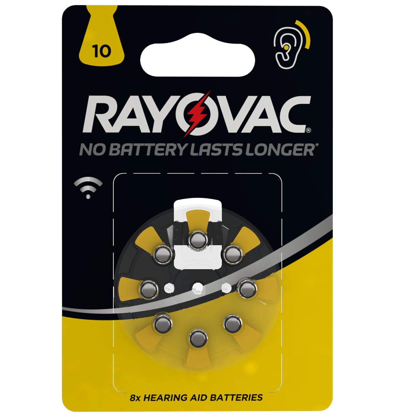 Батарейка RAYOVAC ACOUSTIC Type 10 BL8 для слух. аппаратов (003809)
