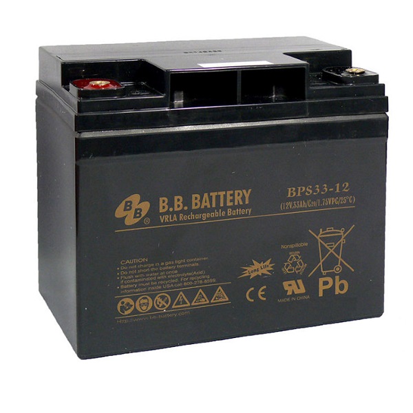 Аккумуляторная батарея B.B.Battery BPS 33-12S  12B 33Ah (10 лет)