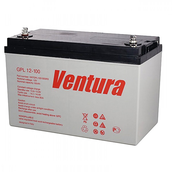 Аккумуляторная батарея Ventura GPL 12-100 12B 100Ah