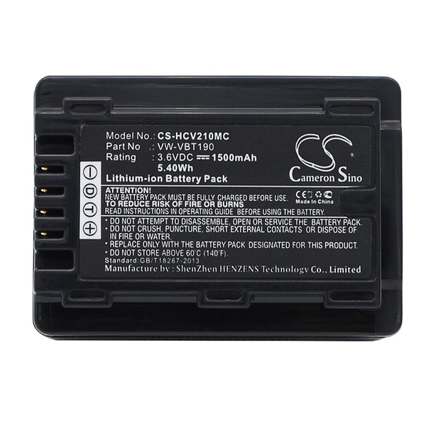 Аккумулятор Cameron Sino CS-HCV210MC Camera Battery For Li-Ion 3.6V 1500mAh 5.4Wh