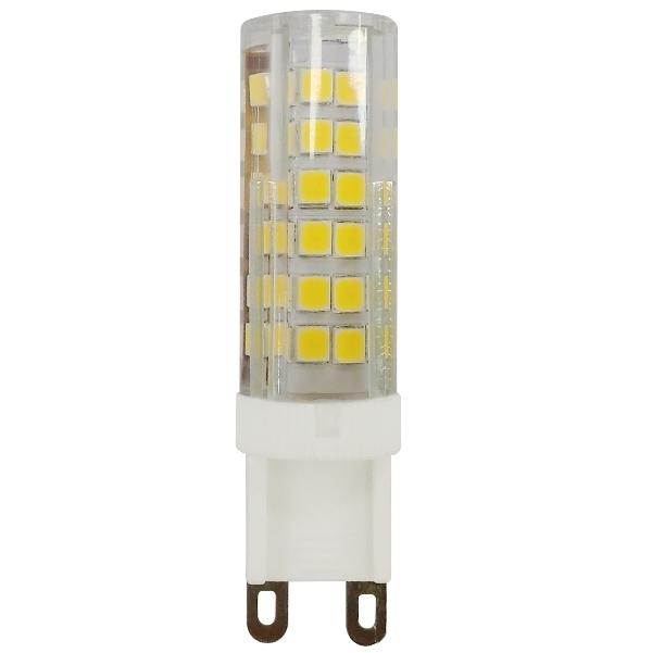 Лампа ЭРА LED smd JCD 7Вт-corn,ceramics-840 220В G9 светодиодная (Б0027866)