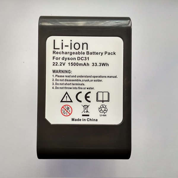 Аккумулятор для пылесоса DS222LI-GG 22.2V 1.5Ah Li-Ion