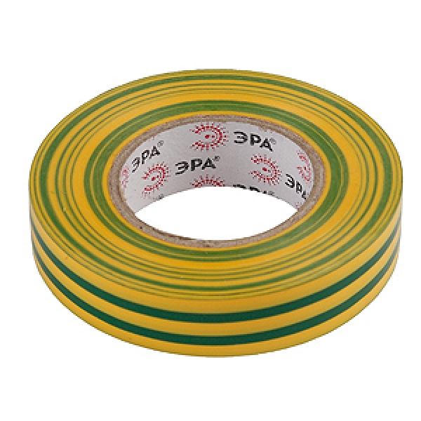 Изолента ЭРА 15мм*10м желто-зеленая (C36559)