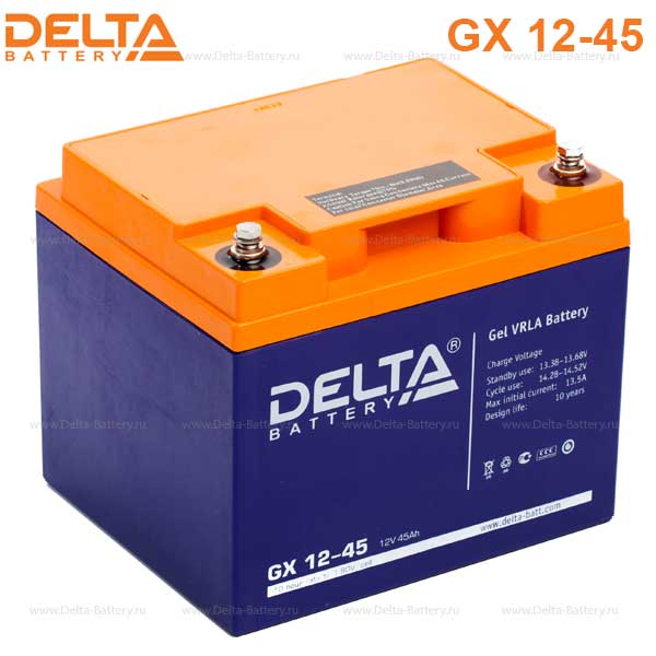 Аккумуляторная батарея DELTA GX 12-45 12В 45Ач 
