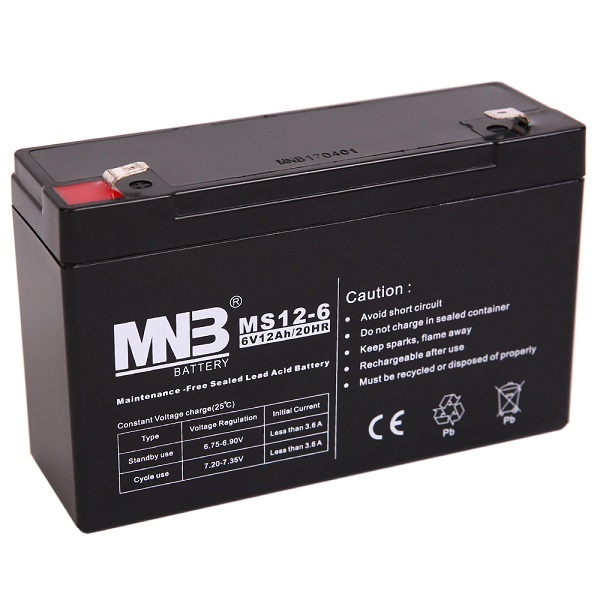 Аккумулятор MNB MS12-6 6V 12Ah