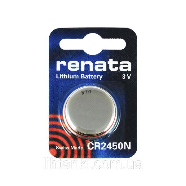 Батарейка RENATA CR2450N BL1 3В (32499)