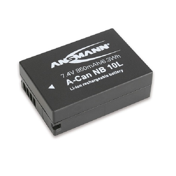 Аккумулятор ANSMANN для фотокамеры  A-Can NB 10L BL1 7.4V 850mAh