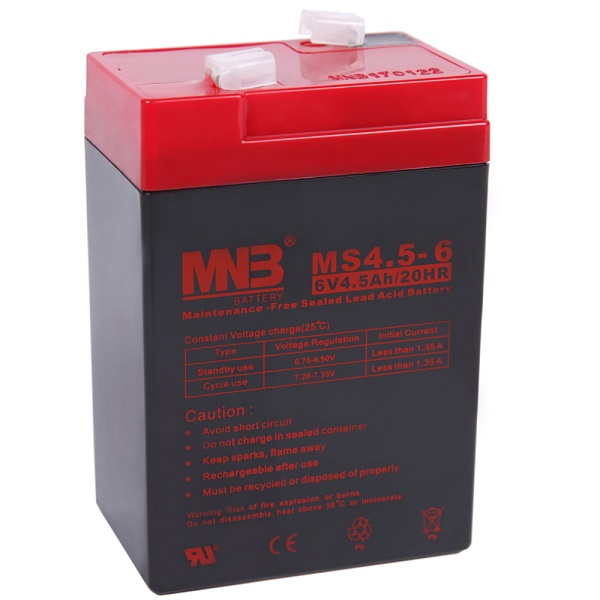 Аккумулятор MNB MS4,5-6  6V 4,5Ah