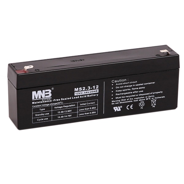 Аккумулятор MNB MS2,3-12  12V 2,3Ah