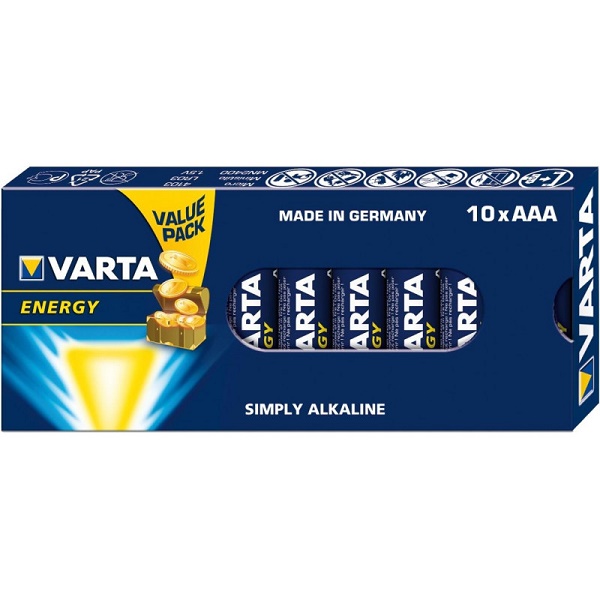 Батарейка VARTA  Energy LR03 кор.10 (635016)