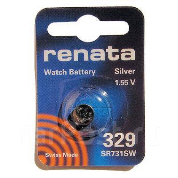 Батарейка RENATA SR329 SR731 BL1 часовая (20591)