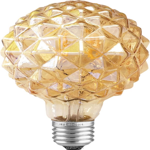 Лампа REV VINTAGE G95 5Вт 2.2К 450Лм E27 FILAMENT светодиодная шар CRYSTAL
