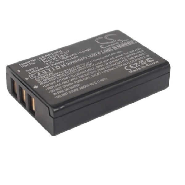 Аккумулятор Cameron Sino CS-NP120FU Camera Battery For Li-Ion 3,7V 1800mAh 6.66Wh (аналог NP-120, D-LI7)
