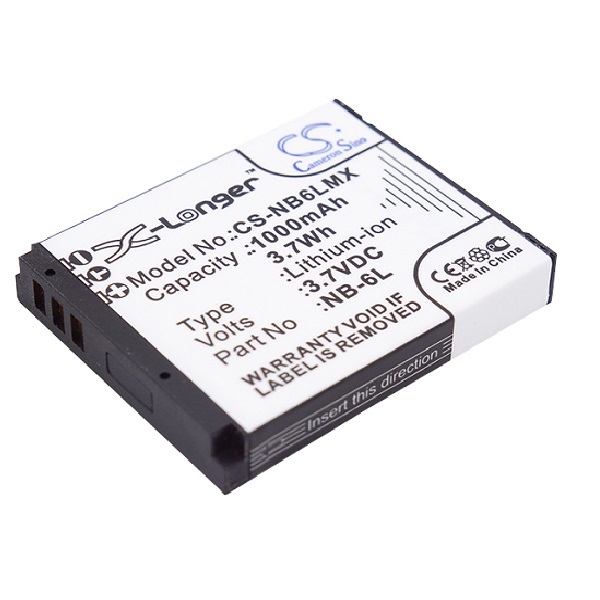 Аккумулятор Cameron Sino CS-NB6LMX Camera Battery For Li-Ion 3,7V 1000mAh 3.70Wh (аналог NB-6L)