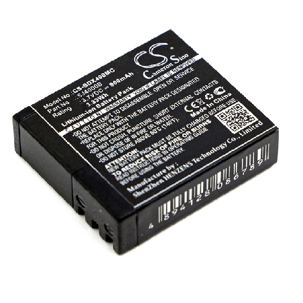 Аккумулятор Cameron Sino CS-SDX400MC Camera Battery For 3,7V 900mAh 3.33Wh Li-Ion