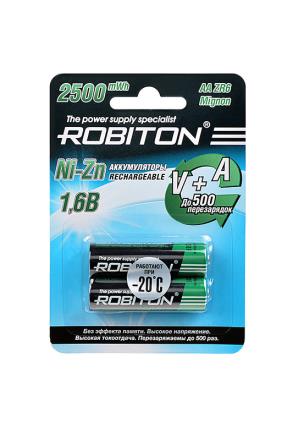 Аккумулятор ROBITON 2500NZAA-2 AA Ni-Zn 1500мАч 1,6В, BL2