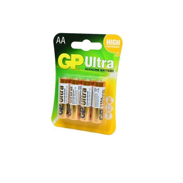 Батарейка GP Ultra Alkaline LR6 15AU-2CR4 BL4 (4/40/160)