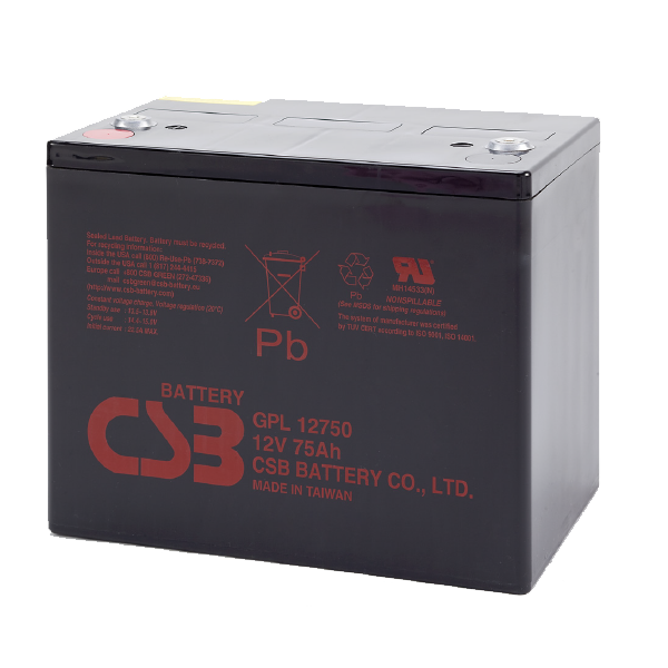 Аккумуляторная батарея CSB GPL 12750 12В 75Ач