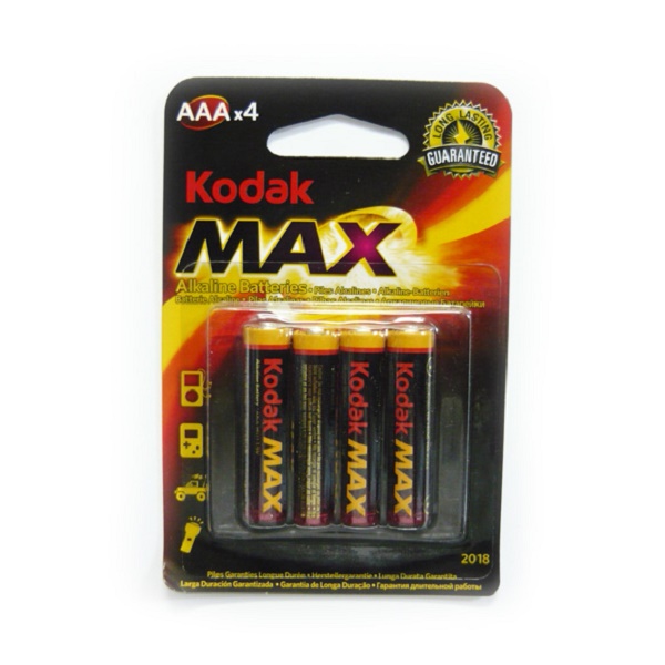 Батарейка KODAK Max Alkaline LR03 BP4+2 (29803)