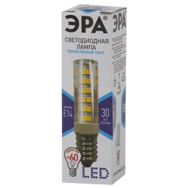 Лампа ЭРА LED smd T25 7Вт-CORN-840-E14 220В светодиодная (33025)