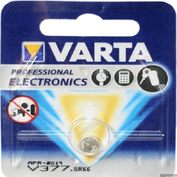 Батарейка VARTA V377-BP1 часовая G4 SR626SW 1,55V (317134)