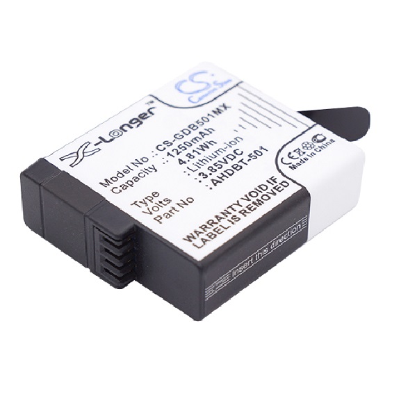 Аккумулятор Cameron Sino CS-GDB501MX Camera Battery For Li-Ion 3,85V 1250mAh 4.81Wh (аналог AABAT-001)