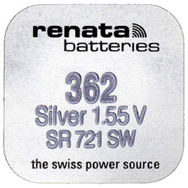 Батарейка RENATA SR362 SR721SW 24mAh BL1 часовая (С20594)
