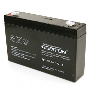 Аккумулятор ROBITON VRLA 6- 7.0  6В 7.0Ач