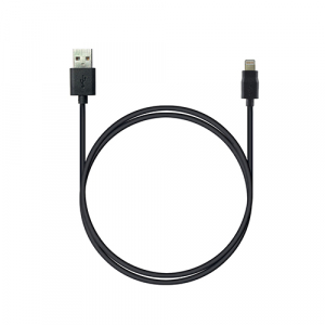 Кабель USB ROBITON P7 USB A - 8pin (AppleLightning), Charge&Sync, 1м черный PH1