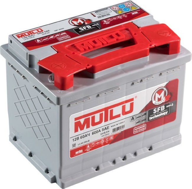 Авто аккумулятор MUTLU 60Aч о.п. пуск. ток 540А M3 (L2.60.054.А)