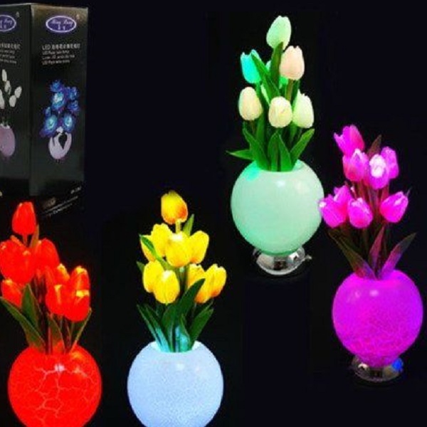 Светильник LED Ваза с цветами 35см Китай 