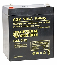 Аккумуляторная батарея  General Security GSL 12-5 12В 5Ач