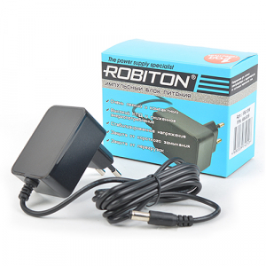 Блок питания ROBITON IR5-10W 5,5x2,5/12 (+) для Wi-Fi роутеров
